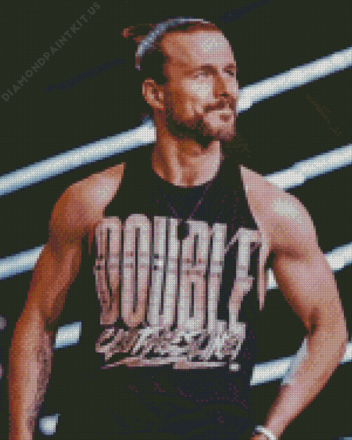 Adam Cole Wrestler Diamond Painting