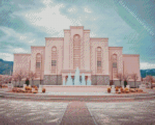 Albuquerque New Mexico Temple Diamond Painting