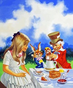 Alice Mad Hatter Tea Party Diamond Painting