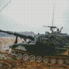 Artillery Military Tank Diamond Painting