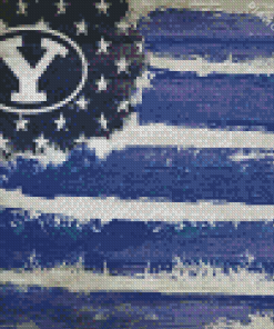 BYU Cougars Football Diamond Painting