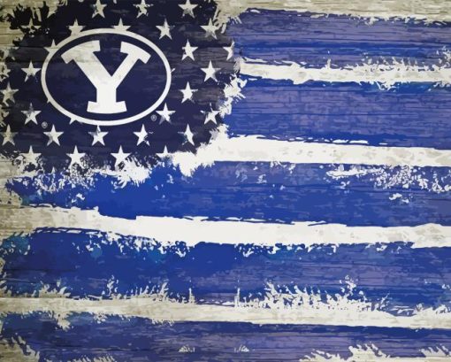 BYU Cougars Football Diamond Painting