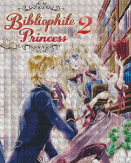 Bibliophile Princess Anime Diamond Painting