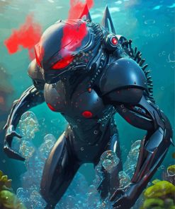 Black Manta Supervillain Diamond Painting