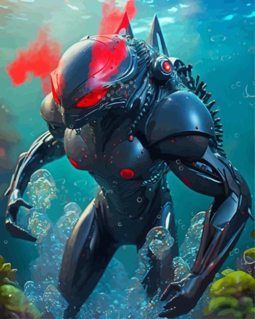 Black Manta Supervillain Diamond Painting