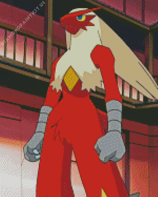 Blaziken Pokemon Diamond Painting