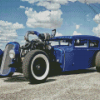 Blue Rat Rod Diamond Painting