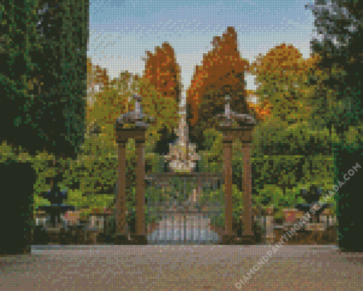 Boboli Gardens In Florence Italy Diamond Painting