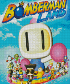 Bomberman Land Game Diamond Painting