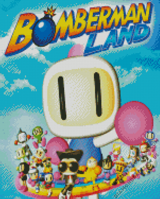 Bomberman Land Game Diamond Painting