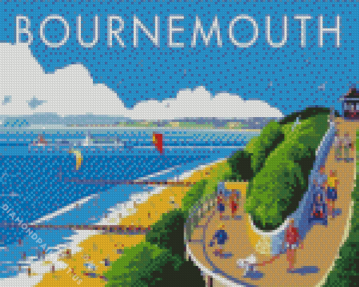 Bournemouth Poster Diamond Painting