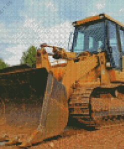 Bulldozer Machine Diamond Painting