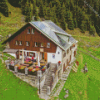 Cabin Refuge In Pitztal Valley Diamond Painting