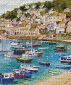 Cadgwith Cove Harbour Diamond Painting