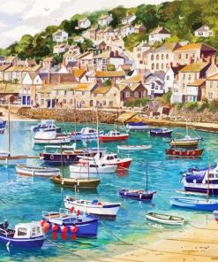 Cadgwith Cove Harbour Diamond Painting