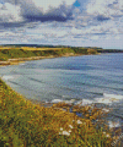 Cayton Bay Beach Diamond Painting