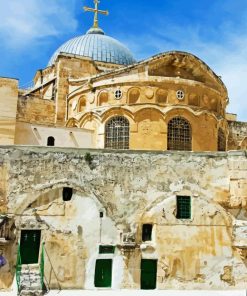 Church of the Holy Sepulchre Building Diamond Painting