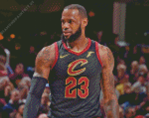 Cleveland Cavaliers Lebron James Diamond Paintings