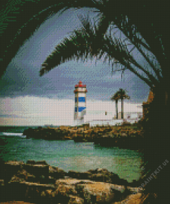 Colombia Santa Marta Lighthouse Diamond Painting