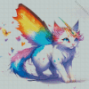 Colorful Unicorn Cat Diamond Painting