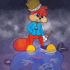 Conkers Bad Fur Day Game Diamond Painting