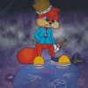 Conkers Bad Fur Day Game Diamond Painting