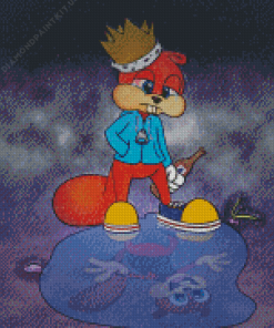 Conkers Bad Fur Day Game Diamond Painting