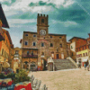 Cortona Town Diamond Painting