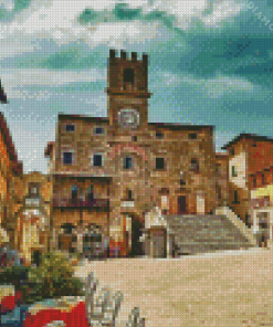 Cortona Town Diamond Painting