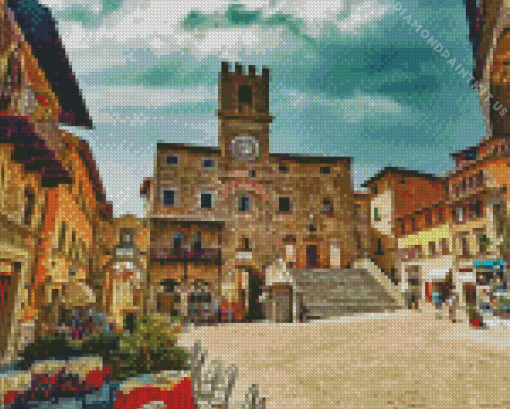 Cortona Town Diamond Painting