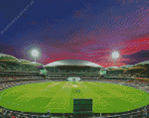 Cricket Ground Diamond Painting