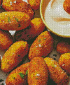 Croquette Dish Diamond Painting