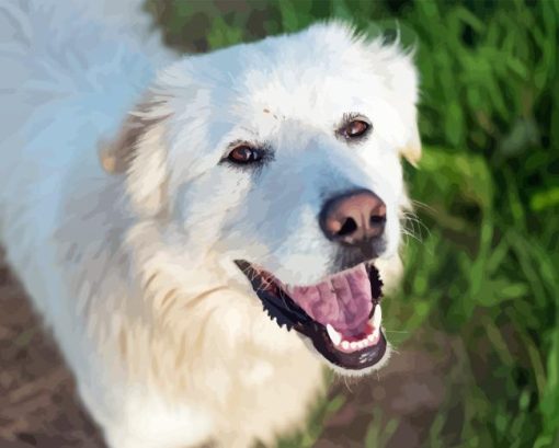 Cute Herding Dog Diamond Painting