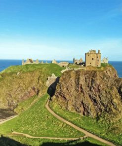 Dunnottar Castle Scotland Diamond Painting