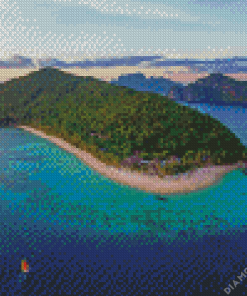 El Nido Seascape Diamond Painting