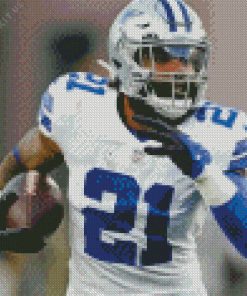 Ezekiel Elliott Player Diamond Painting