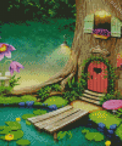 Fantasy House Diamond Painting