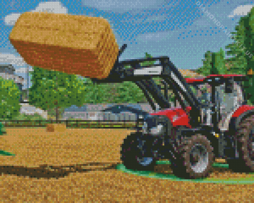 Farming Simulator Game Diamond Painting