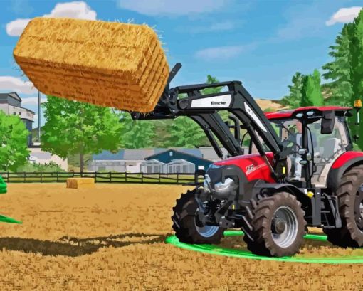 Farming Simulator Game Diamond Painting