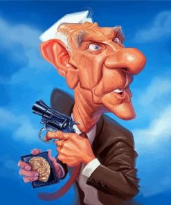 Frank Drebin Character Diamond Painting