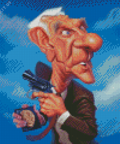 Frank Drebin Character Diamond Painting