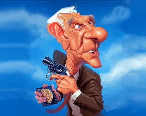 Frank Drebin Character Diamond Painting