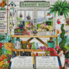 Garden Green House Shed Diamond Painting