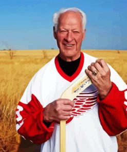 Gordie Howe Player Diamond Painting