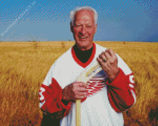 Gordie Howe Player Diamond Painting