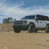 Grey Ford Bronco Car Diamond Painting