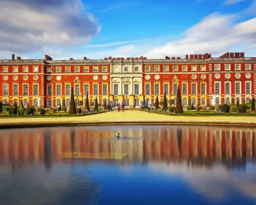 Hampton Court Reflection Diamond Painting