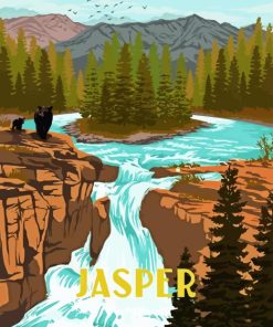 Jasper National Park Poster Diamond Painting