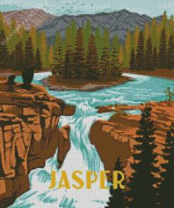 Jasper National Park Poster Diamond Painting