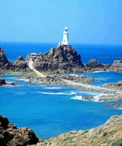 Jersey Corbiere Lighthouse Diamond Painting